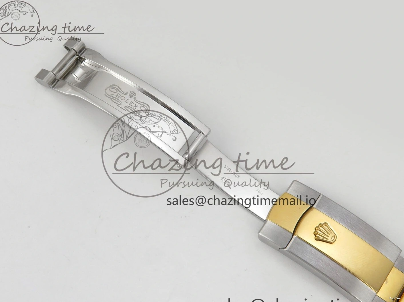 MiroTime 0327 SunProtective DateJust 36 SS YG ARF 1:1 Best Edition 904L Steel YG Leaf Diamonds Dial on Oyster Bracelet SH 87